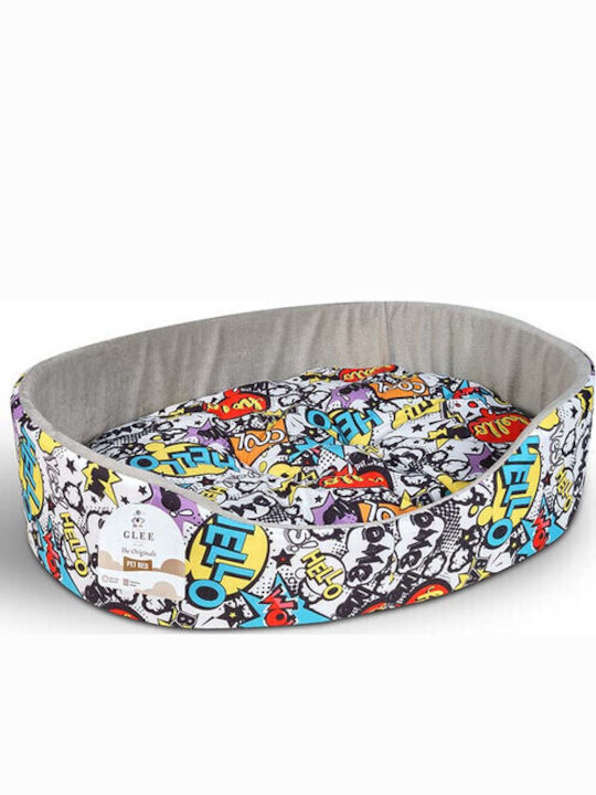 Glee Oval Comic Sofa Hundebett 55x40cm.