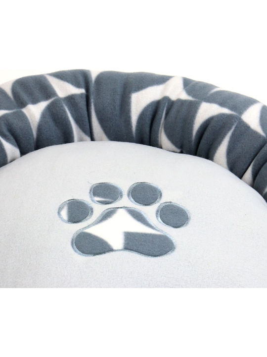 Animal Poof Dog Bed Gray 80x80cm