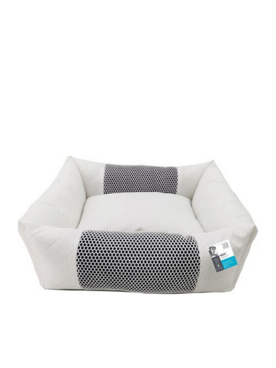 M-Pets Καναπές Σκύλου Λευκός 85x65εκ.