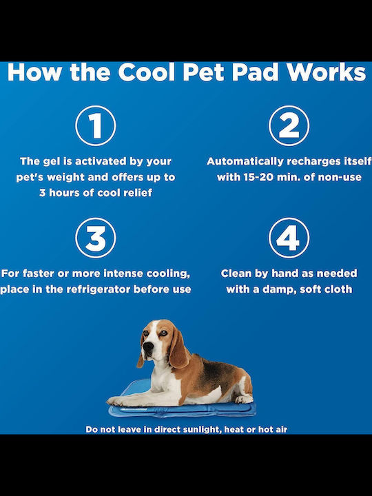 Animal Mattress Dog Rectangle Cooling 90x50cm