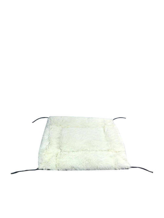 Animal Antistress Χαλάκι Σκύλου Λευκό 75x65εκ.