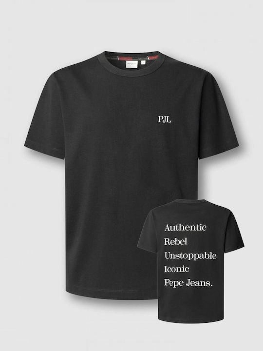 T-shirt Μαυρο