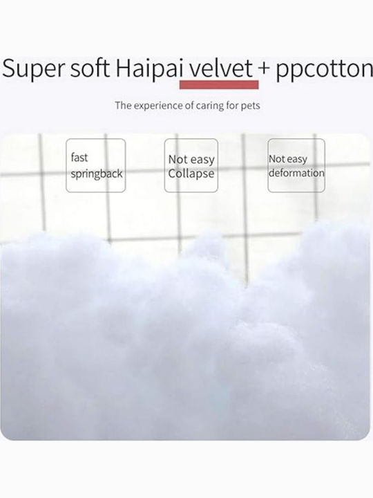 Animal Poof Dog Bed Gray 60x60cm