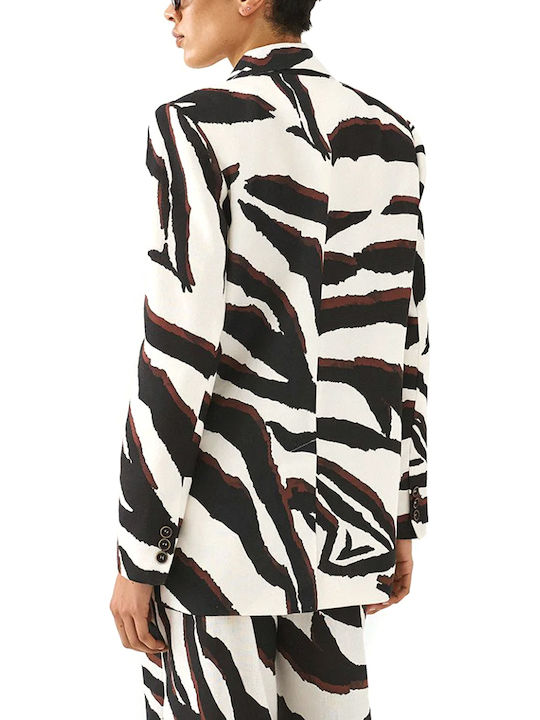 Access Long Women's Beige Blazer