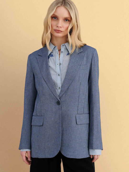 attrattivo Women's Blue Blazer