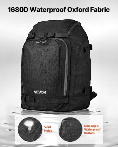 Vevor Τσάντα για Μπότες Σκι & Snowboard Μαύρη