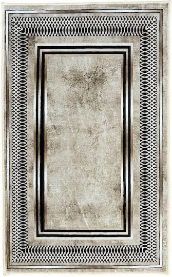 Chios Hellas Килим Копринен 133x190см Бежов Chios Hellas Килим Копринен 133x190см Бежов