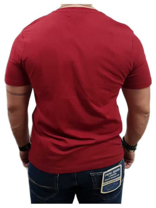 Original Basic T-Shirt Burgundisch