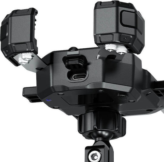 Kewig M11g2-a New Gen Aluminum Motorcycle Phone Mount Usb-c Pd 30w & Qi 15w – Ip66 Waterproof