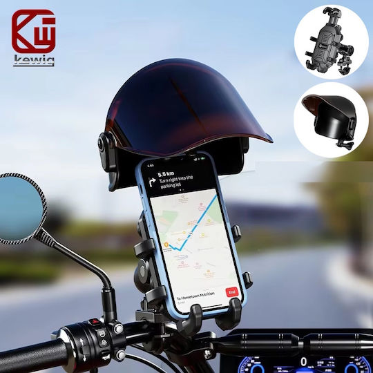 Kewig Bază Telefon Moto cu Braț Reglabil 5.4-7.2" pentru Ghidon