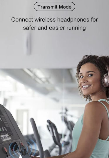 M126 Transmițător Receptor Audio Bluetooth 5.4 Wireless Portabil Compatibil Tv Pc Boxe Căști 3.5mm Aux Baterie Reîncărcabilă Mod Dublu Tx Rx Alb