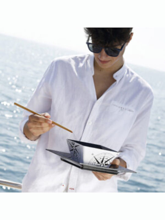 Marine Business Deep Square Serving Plate Made of White Melamine 6 Pieces