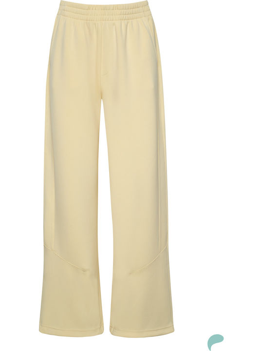 Flared Sweatpants Yellow