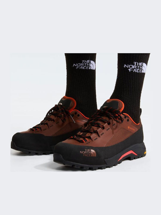 The North Face Verto Alpine Men's Hiking Shoes Waterproof with Gore-Tex Membrane Red