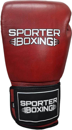 Sporter Boxing Boxing Gloves for Competition Red