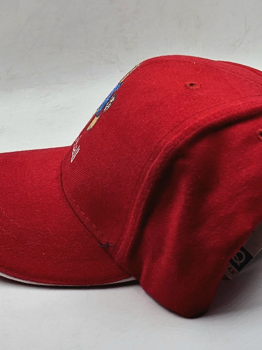 Παιδικό Καπέλο Jockey Κόκκινο