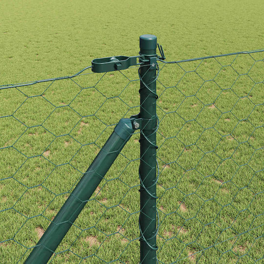 vidaXL Plasă de Sârmă Set Verde 1x25m