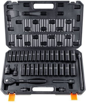 Vevor Vevor Ratschen- und Steckschlüssel-Set 1/2" 33 Stück