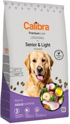 Calibra Premium Senior & Light 3kg Ξηρά Τροφή Διαίτης για Ηλικιωμένους Σκύλους με Κοτόπουλο