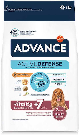 Affinity Advance Senior Medium 3kg Dry Food for Senior Medium Breed Dogs with Chicken and Rice