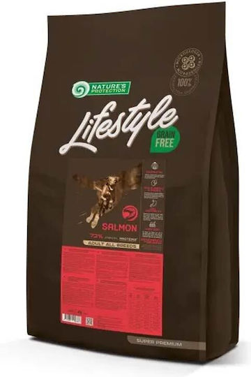 Nature's Protection Lifestyle Salmon Adult 1.5kg Dry Food Grain-Free for Adult Dogs with Salmon