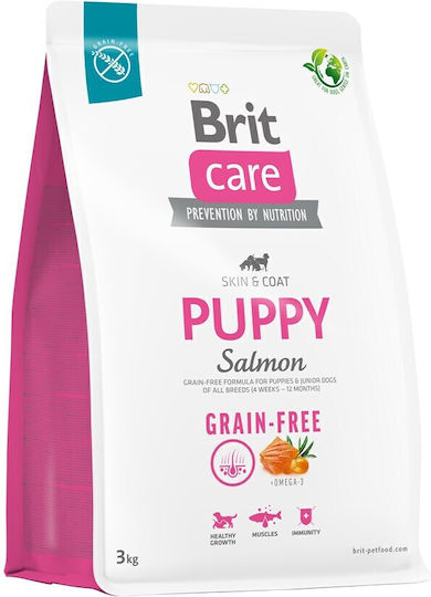 Brit Care Puppy 1kg Dry Food Grain-Free & Gluten-Free for Puppies with Potatoes and Salmon