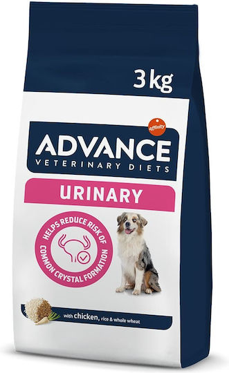 Affinity Advance Veterinary Diets Urinary 3kg Hrană Uscată Dietetic pentru Câini Adulţi cu Păsări de curte și Orez