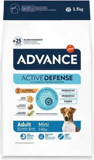 Affinity Advance Adult Mini 1.5kg Trockenfutter für erwachsene Hunde kleiner Rassen mit Huhn und Reis