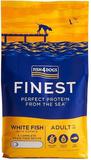 Fish4Dogs Finest Ocean 12kg Dry Food Grain-Free & Gluten-Free for Puppies with Fish