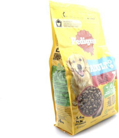 Pedigree 1.4kg Trockenfutter für erwachsene Hunde mit Kalb