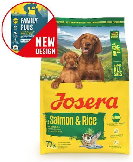 Josera 12.5kg Dry Food Gluten-Free for Puppies with Salmon, Rice and Chicken