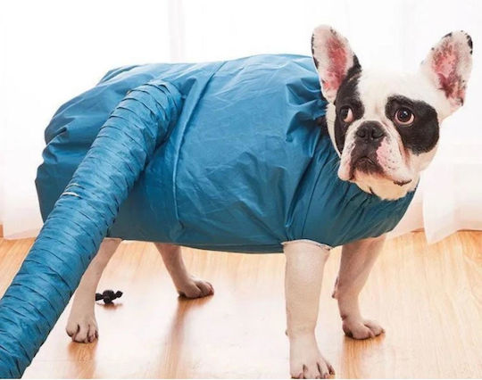 Animal Tragbarer Hundetrockner Blau mit Dachfirst 115cm