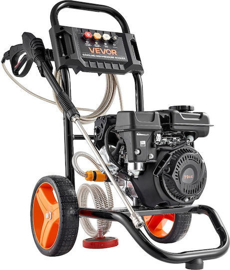 Vevor 2500D-SP Πλυστικό Βενζίνης με Πίεση 200bar και Μεταλλική Αντλία