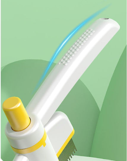 Self-Cleaning Pet Comb Green 18x9cm 18x9cm