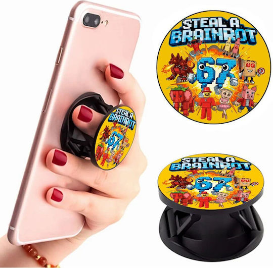 Steal A Brainrot 67 Roblox Style Phone Holders Stand Stand Βάση Στήριξης Κινητού Στο Χέρι