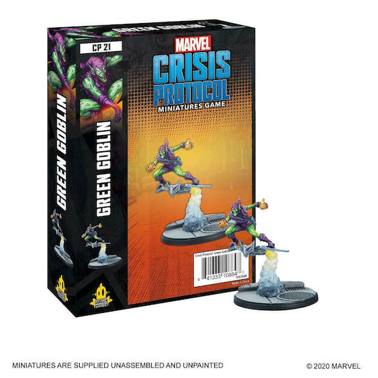 Fantasy Flight Crisis Protocol Green Goblin Figure