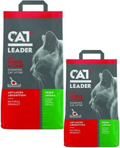 Cat Leader Ultra Compact Bentonite Cat Litter with Scent Φρεσκάδας 10kg