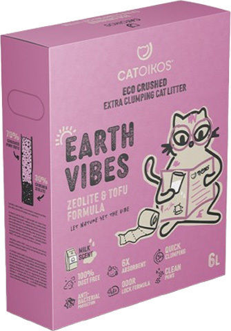 Tofu Pflanzliche Katzenstreu Tofu ohne Duft 6Es