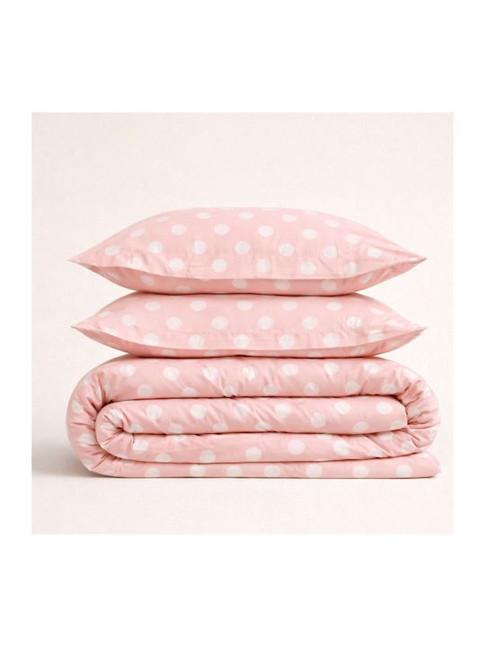 My Home Luxury Double Coverlet Set Pink 230x250cm 3 Pieces