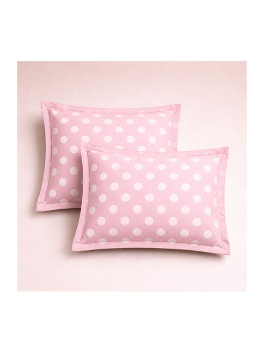 My Home Luxury Double Coverlet Set Pink 230x250cm 3 Pieces
