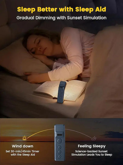 LED Book Light with Clip Navy Blue