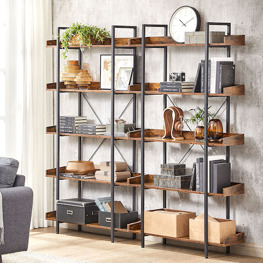 Bücherregal Braun 100x28x178cm