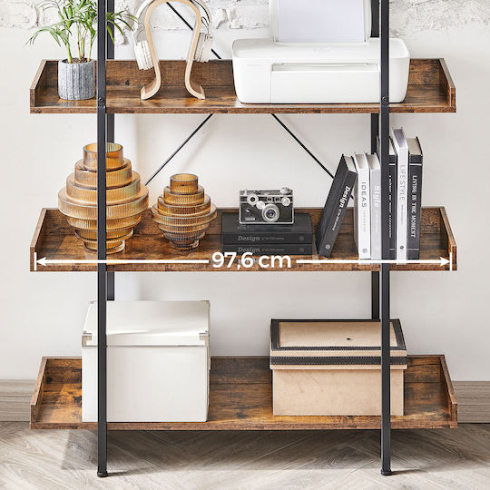Bücherregal Braun 100x28x178cm