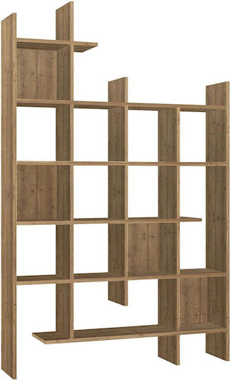 Bibliotecă Manco Stejar Închis 122x25.5x188 cm 855DTE3697