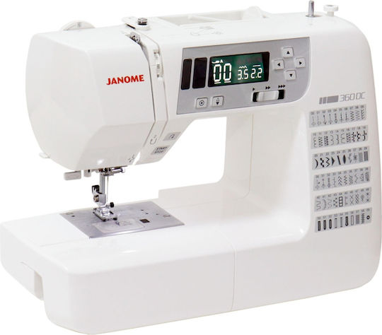 Janome Conventional Sewing Machine 360dc White