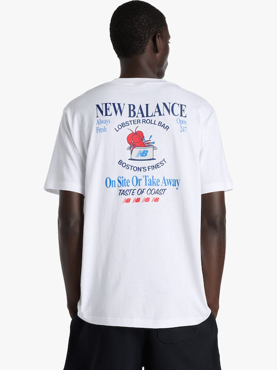 New Balance T-shirt Lobster Roll Wht