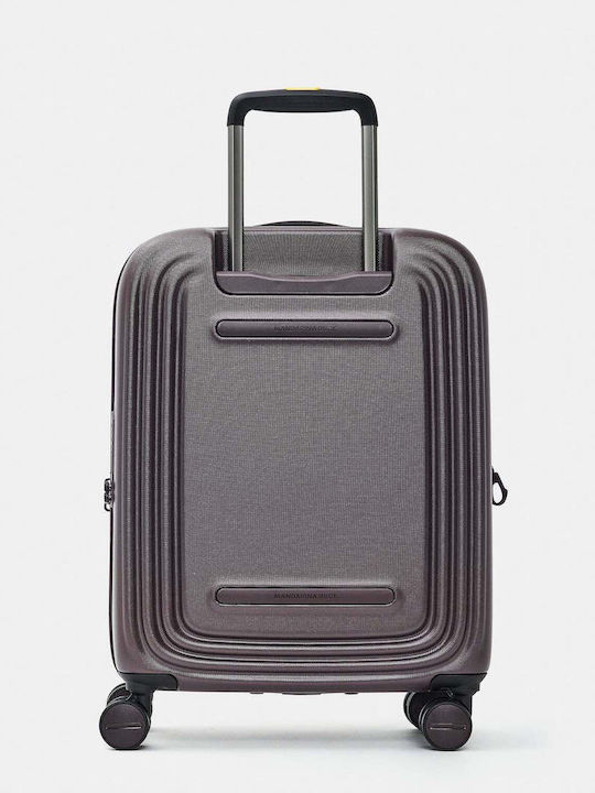 Mandarina Duck Logoduck Cabin Suitcase Brown/Burgundy with 4 Wheels Height 55cm