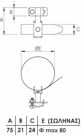 Elvhx Αξεσουάρ για Σωλήνα Inox 10τμχ 19941