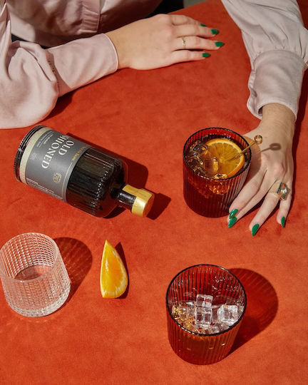Here's How Set Pahare Whisky Cocktail Din Sticlă Galben Miere 266ml 2 Bucăți