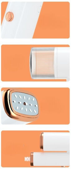 Alista Home Ατμοκαθαριστής Ρούχων Χειρός 1000W με Δοχείο 100ml Λευκός